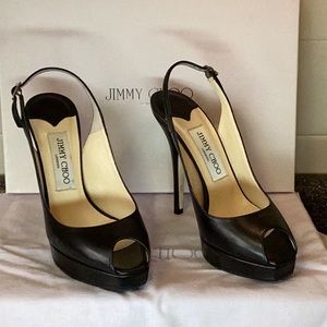 Jimmy Choo black sandals